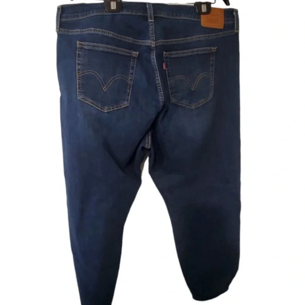 Levi's Wedgie Skinny Dark Blue Jeans PREMIUM Button fly - Picture 2 of 4